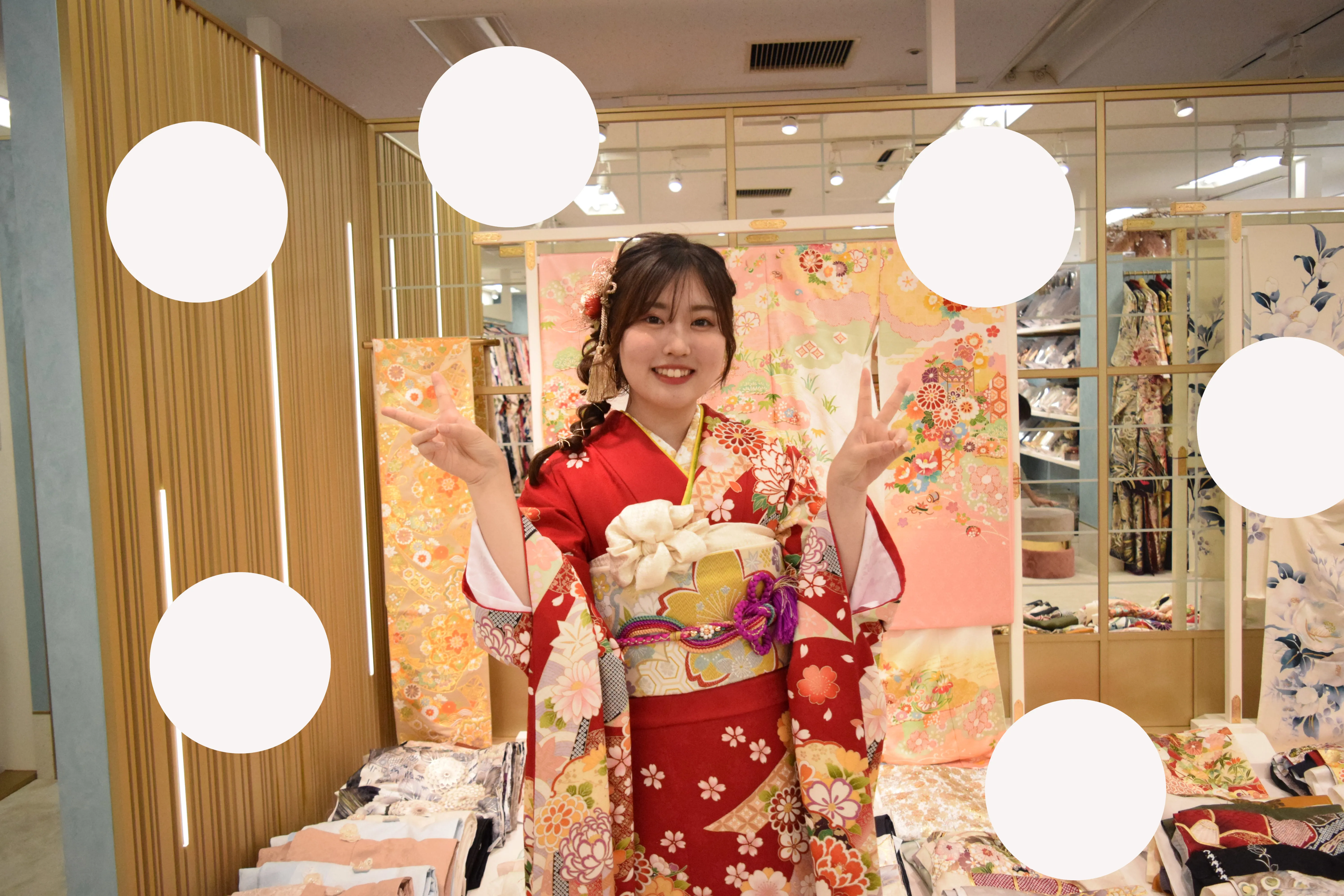 成人式　前撮り　なんば