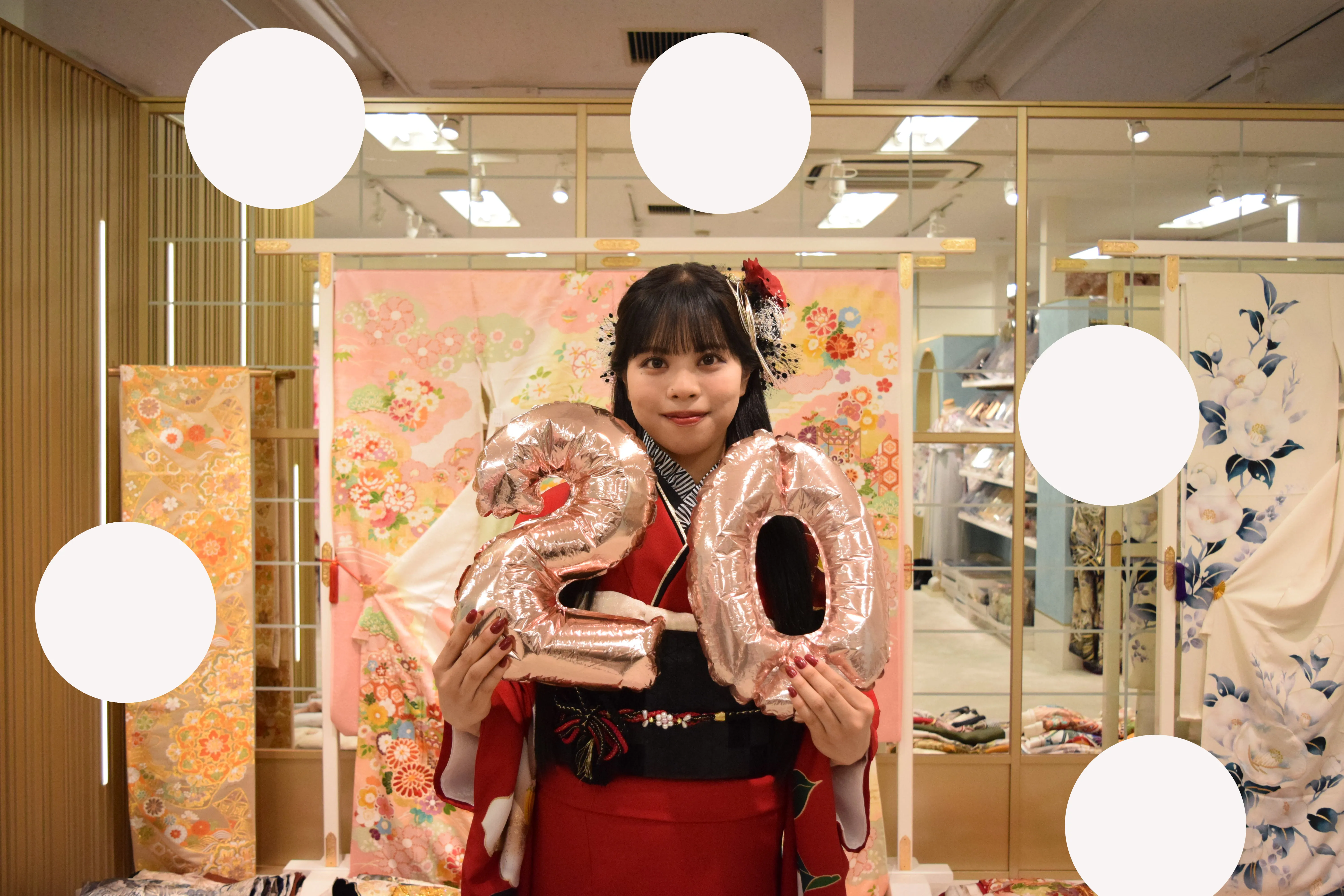 成人式　前撮り　なんば