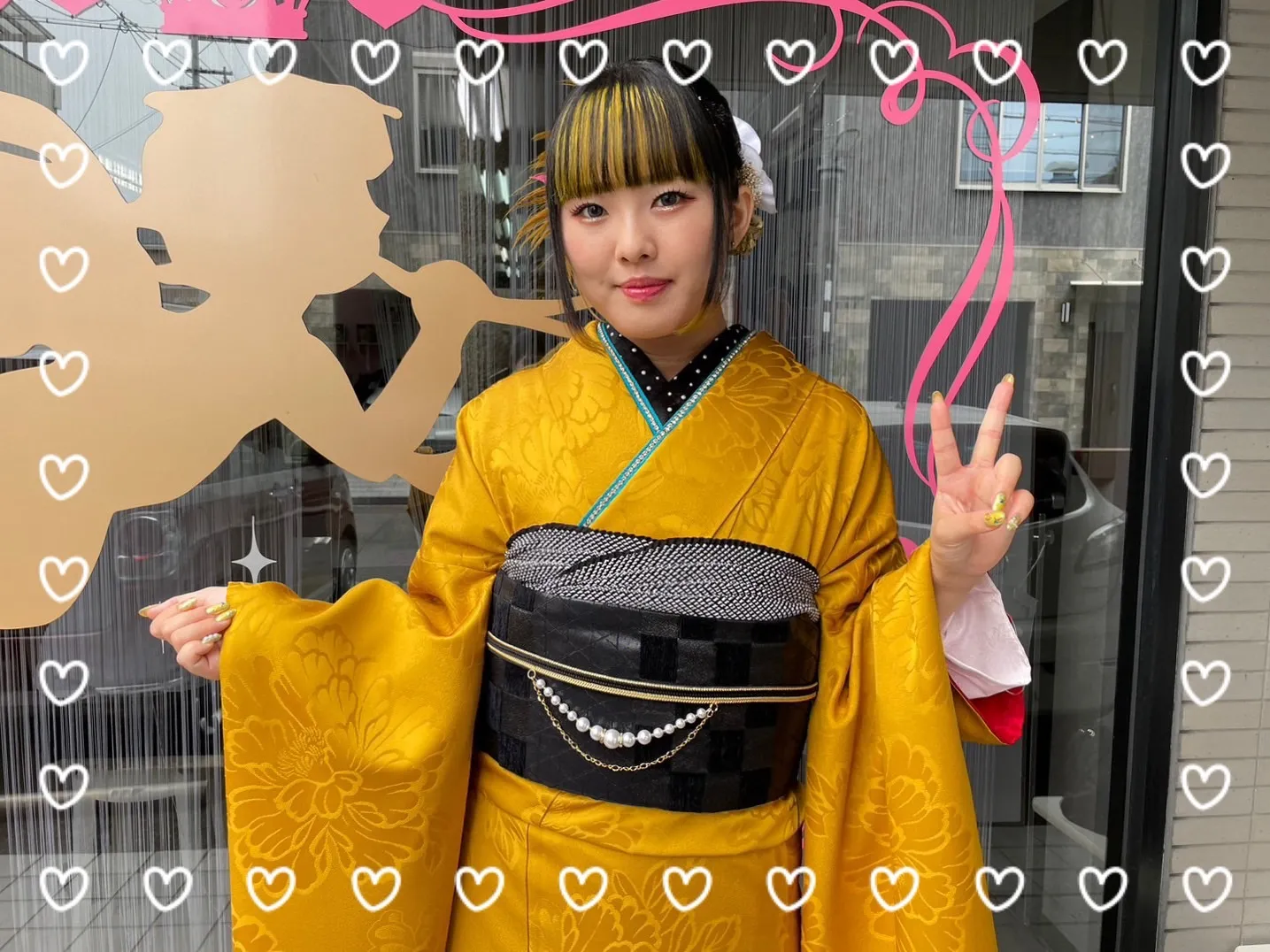 振袖　前撮り撮影会　レンタル　奈良　かわいい　オシャレ　イマドキ　からし