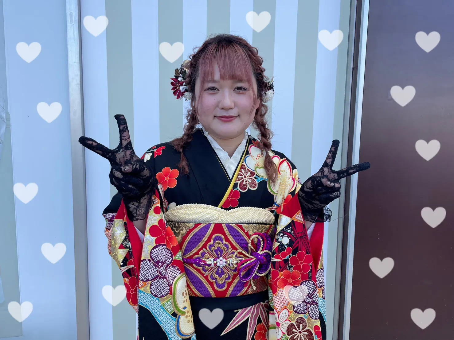 振袖レンタル　奈良　橿原　かわいい　おしゃれ　個性派　かわいい　イマドキ　