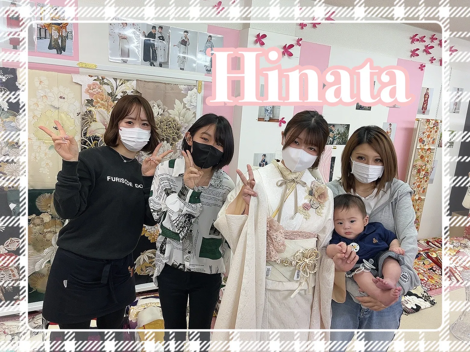 振袖　レンタル　奈良　白　レース　かわいい　花　イマドキ