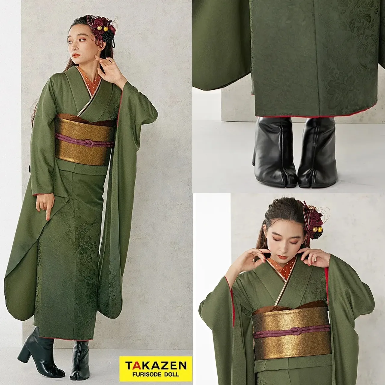 振袖レンタル　奈良　橿原　かわいい　おしゃれ　個性派　かわいい　かっこいい　くすみ　イマドキ　