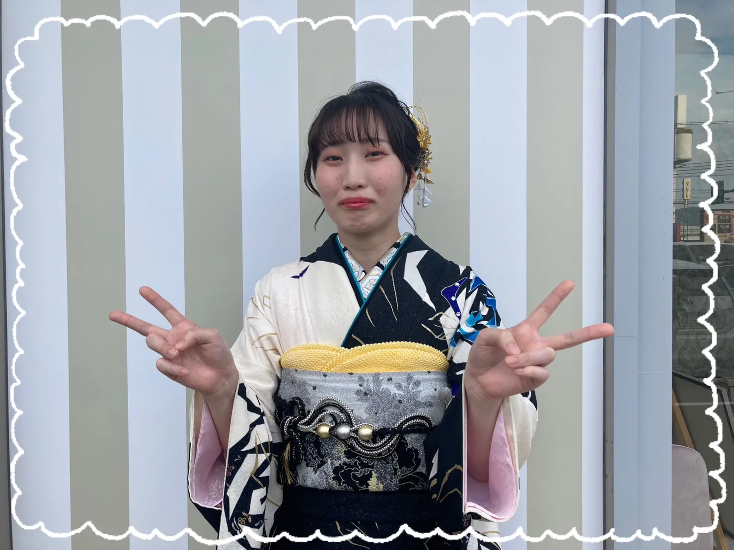 振袖レンタル　奈良　橿原　かわいい　おしゃれ　個性派　かわいい　かっこいい　くすみ　イマドキ　
