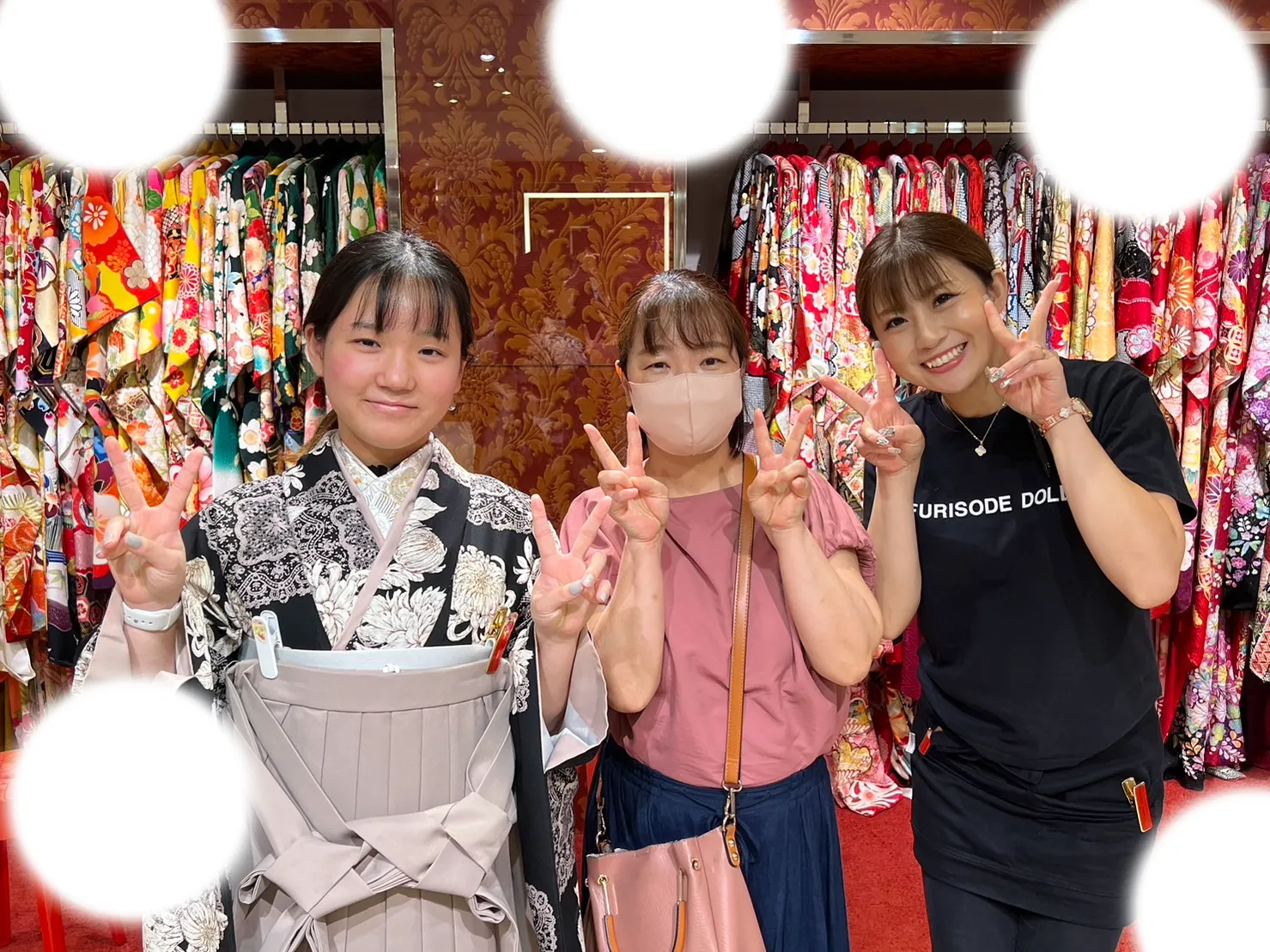 袴レンタル　TAKAZEN　かわいい　