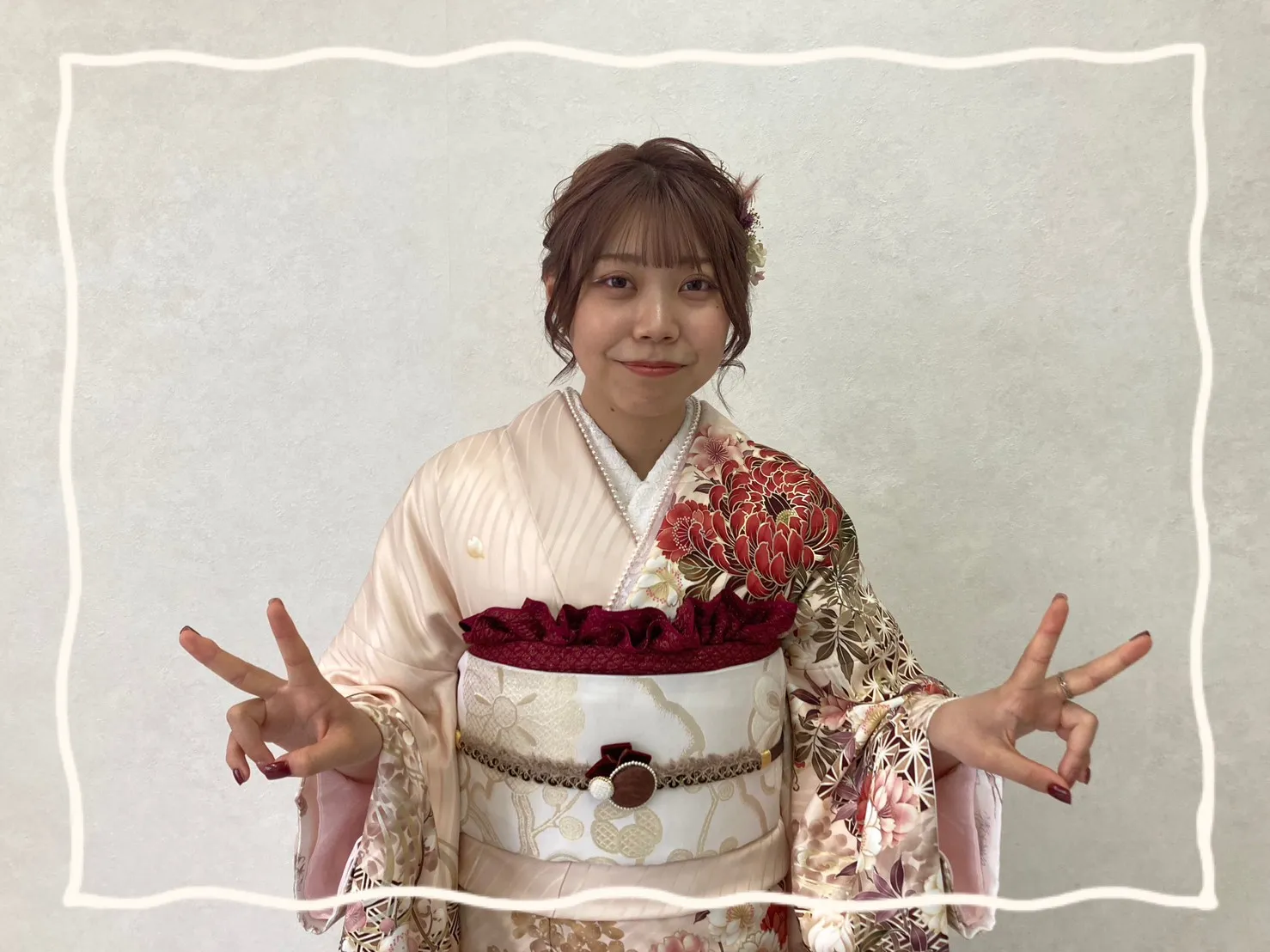 振袖レンタル　奈良　橿原　かわいい　おしゃれ　個性派　かわいい　かっこいい　くすみ　イマドキ　