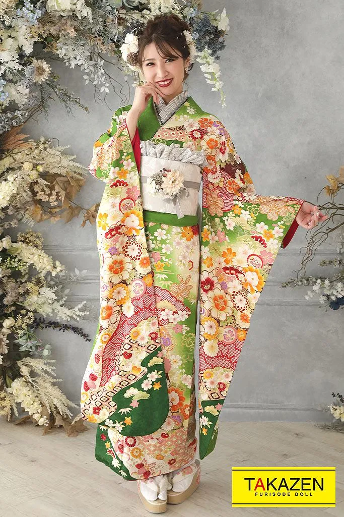 振袖　成人式　TAKAZEN