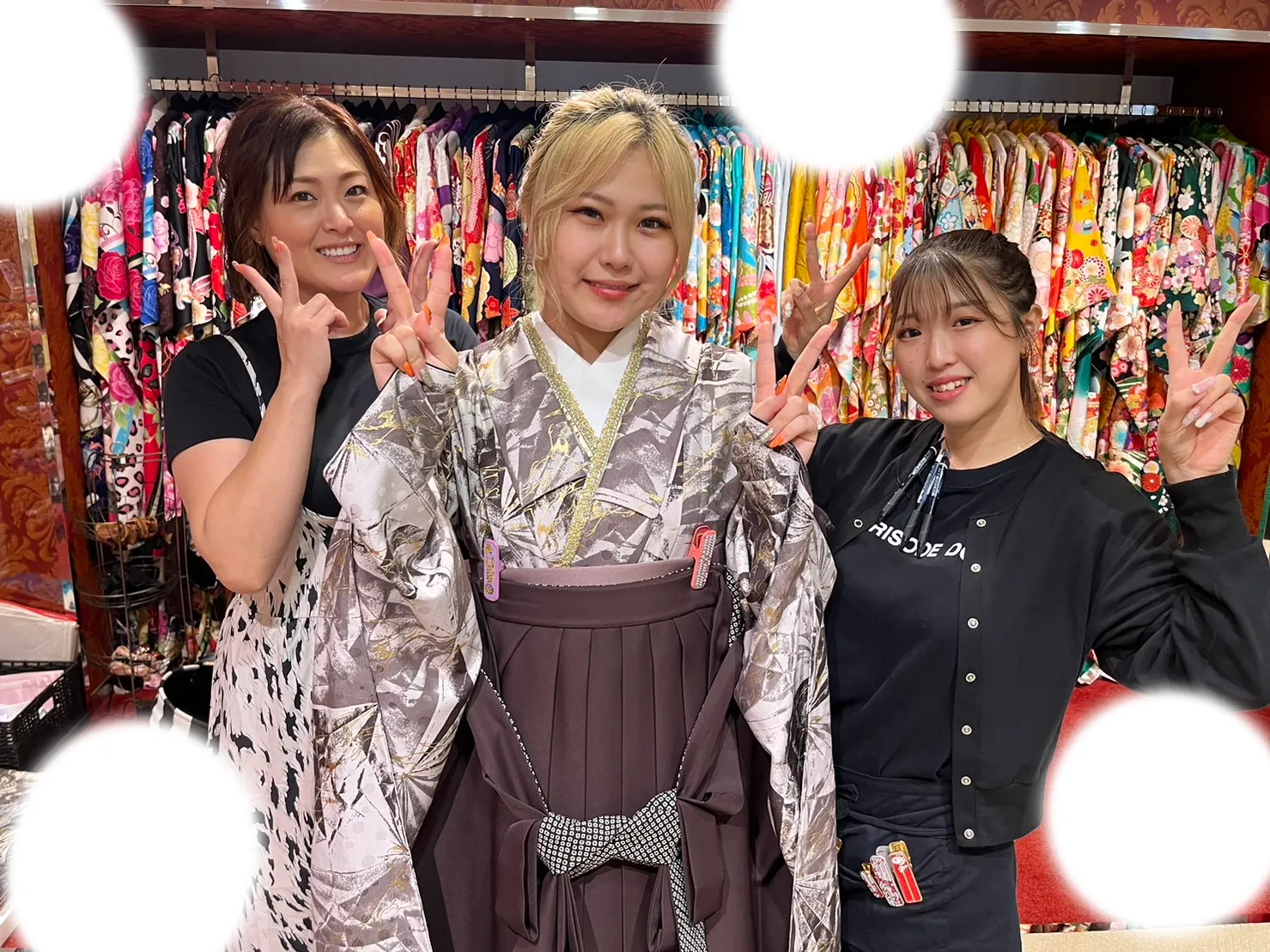 袴レンタル　袴　ブラウン　