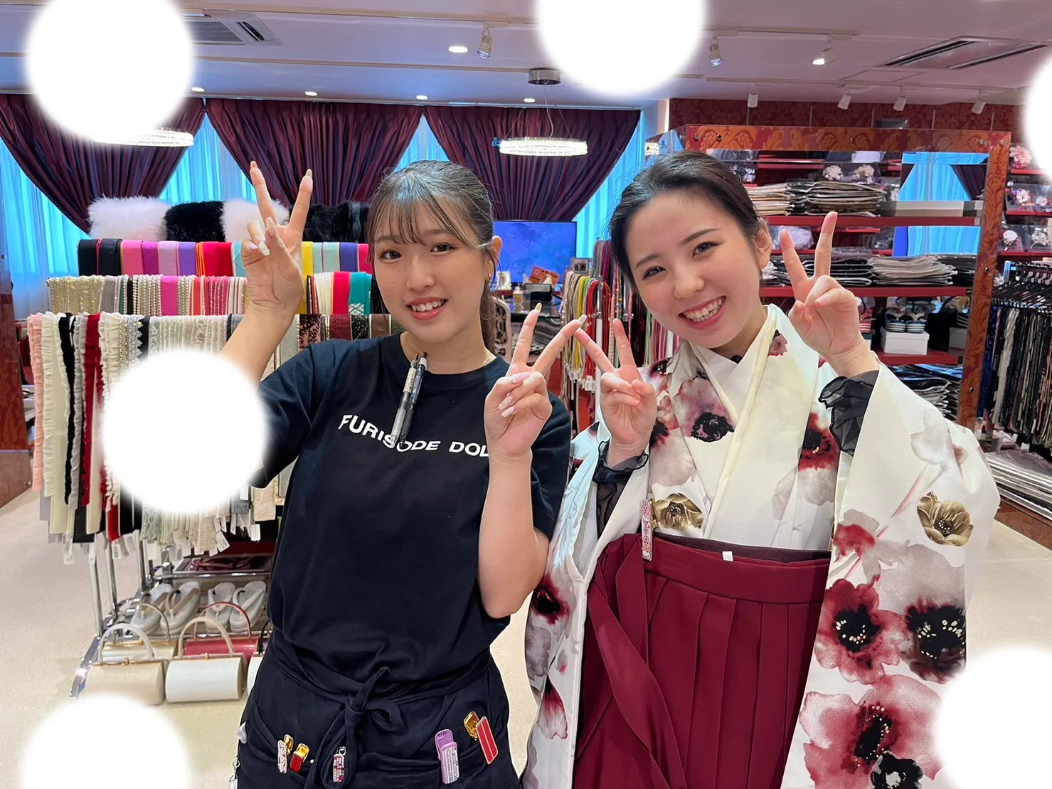 袴レンタル　イマドキ　くすみ　かわいい