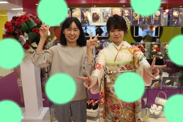 TAKAZEN神戸店　古典柄　　前撮り撮影会　イマドキ　カワイイ　コディネート　振袖　レンタル　袴　