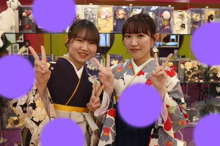 TAKAZEN神戸店はかま　前撮り撮影会　イマドキ　カワイイ　コディネート　振袖　レンタル　袴　