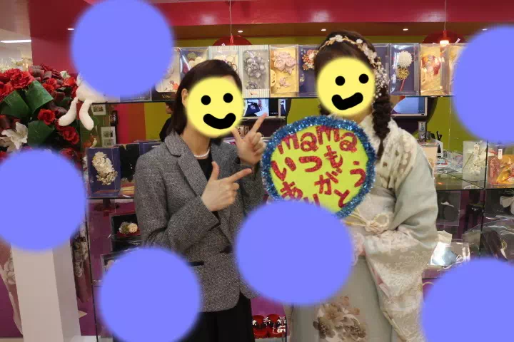 TAKAZEN神戸店くすみ古典　前撮り撮影会　イマドキ　カワイイ　コディネート　振袖　レンタル　袴　