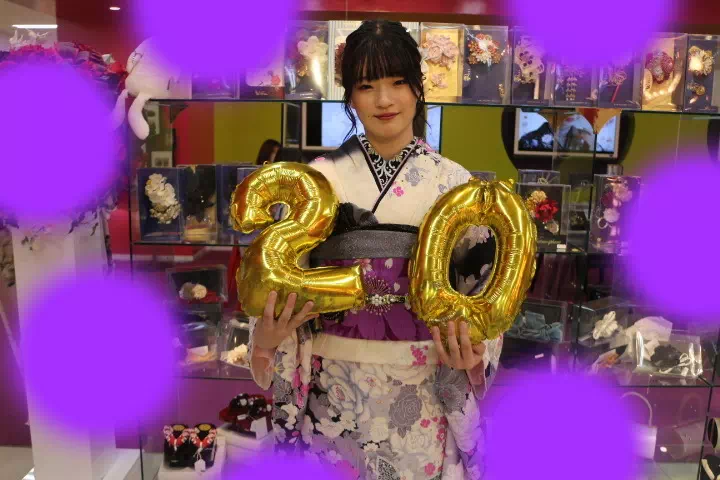 前撮り　振袖　撮影会　モード　成人式　キラキラ　派手