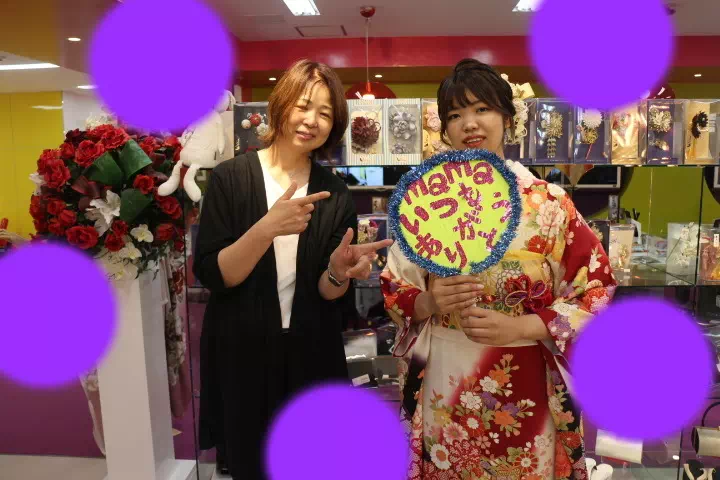 TAKAZEN神戸店　古典柄　前撮り撮影会　イマドキ　カワイイ　コディネート　振袖　レンタル　袴　