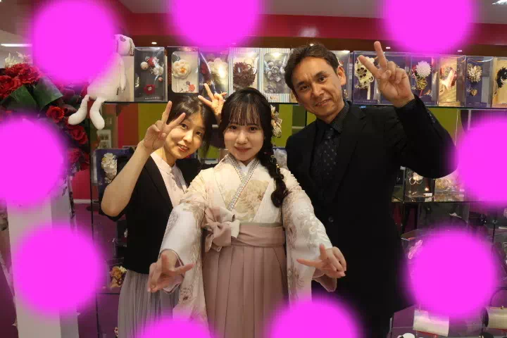 前撮り　振袖　撮影会　かわいい　イマドキ　TAKAZEN神戸店 袴