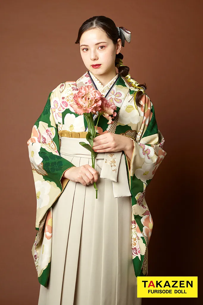 卒業式　レンタル　袴　可愛い　今どき　淡い色