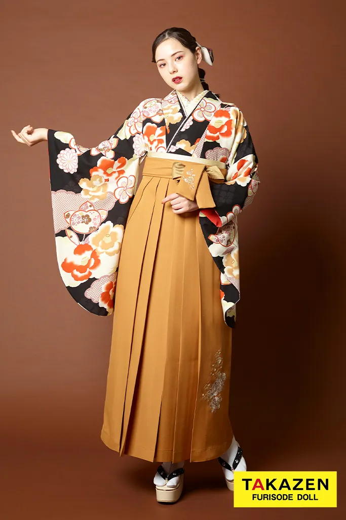卒業式　レンタル　袴　可愛い　今どき　淡い色