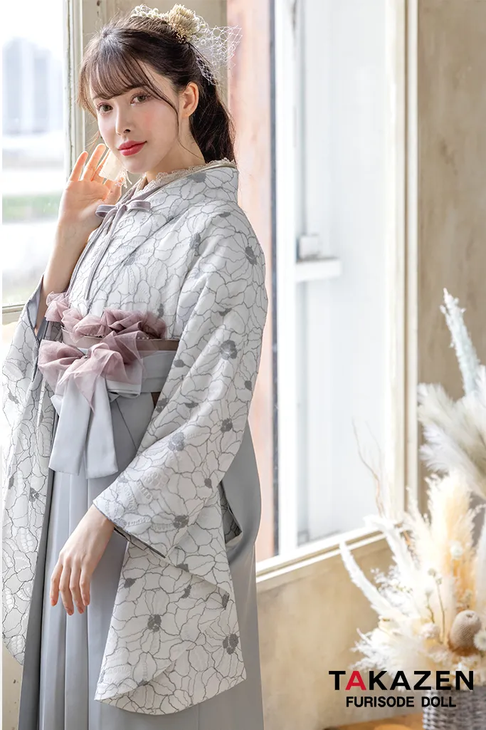 卒業式　レンタル　袴　可愛い　今どき　淡い色