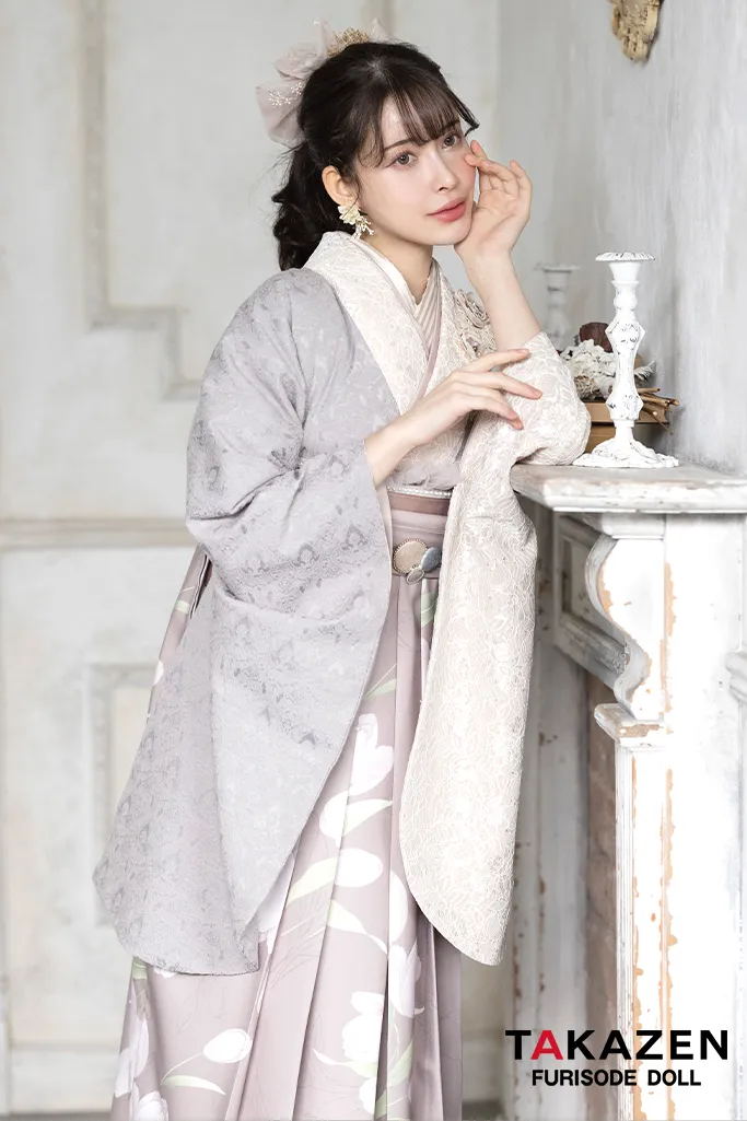 卒業式　レンタル　袴　可愛い　今どき　淡い色