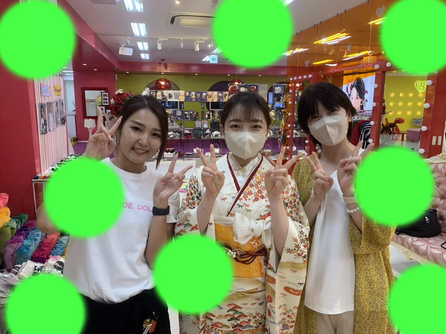 TAKAZEN神戸店　前撮り撮影会　成人式　振袖　お写真プラン　持込　イマドキ　コーディネート