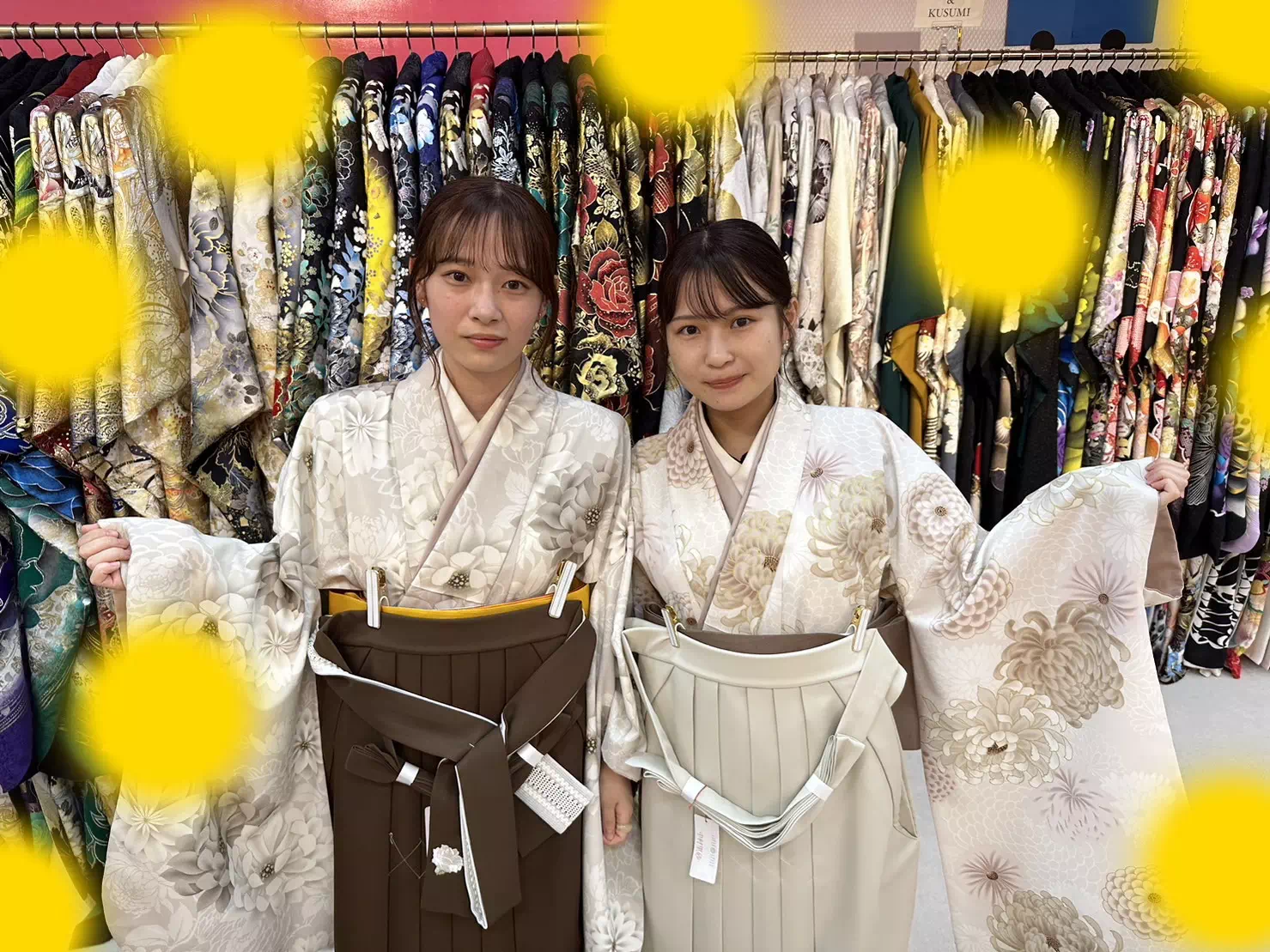 袴　レンタル　くすみカラー　イマドキ　前撮り撮影会　かわいい　ピンク　ベージュ　ブラウン　卒業式　卒業式ヘア