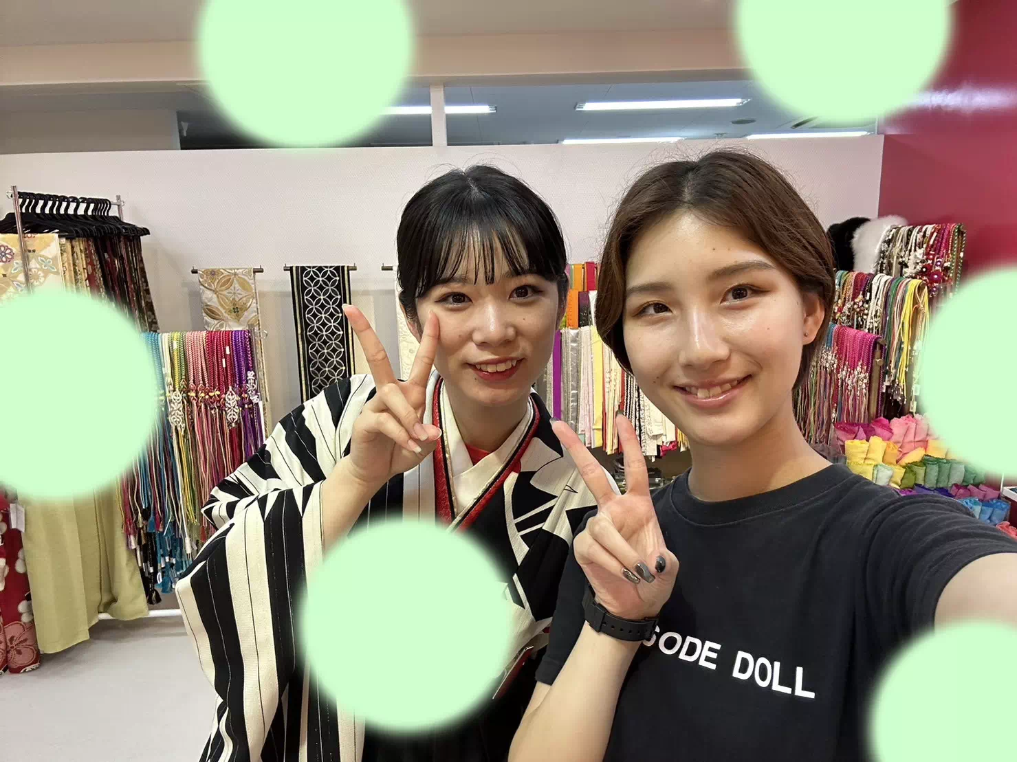 TAKAZEN神戸店　袴　前撮り撮影会　イマドキ　カワイイ　コディネート　振袖　レンタル　袴　