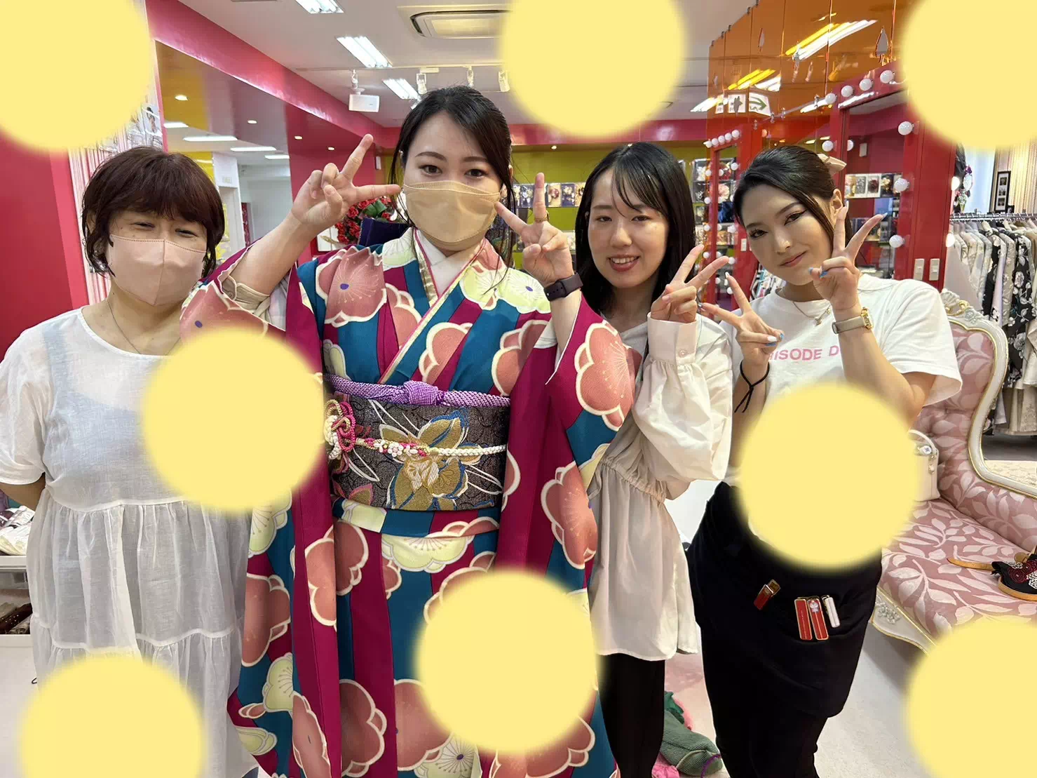 TAKAZEN神戸店　前撮り撮影会　結婚式　参列　2回目　レトロ　ポップ　オススメ　格安