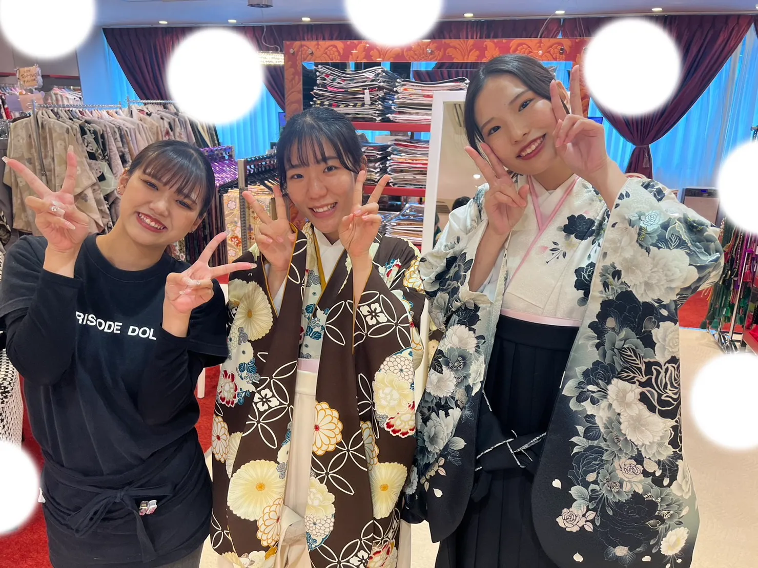 袴レンタル　白袴　ブラウン　