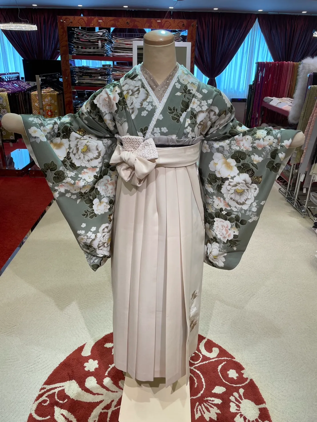 袴レンタル　白袴　くすみ　