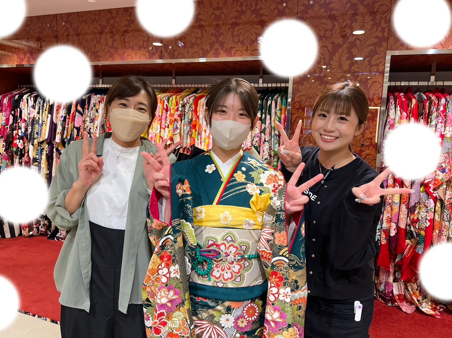 振袖　成人式　TAKAZEN