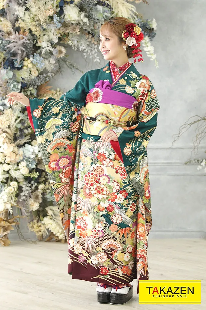 振袖　成人式　TAKAZEN