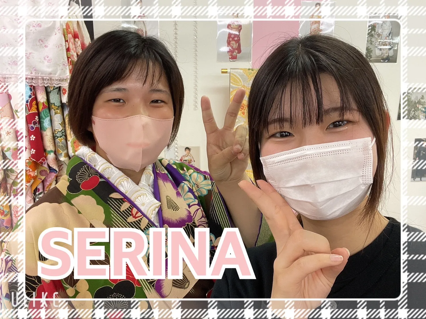 袴　レンタル　奈良　かわいい　グリーン　紫　古典