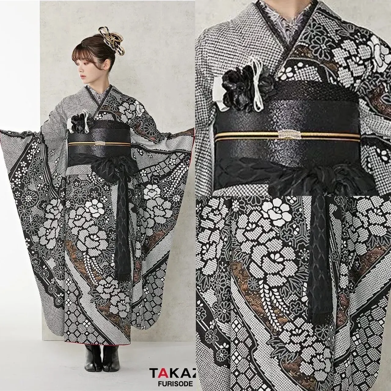 振袖レンタル　奈良　橿原　かわいい　おしゃれ　個性派　かわいい　かっこいい　くすみ　イマドキ　