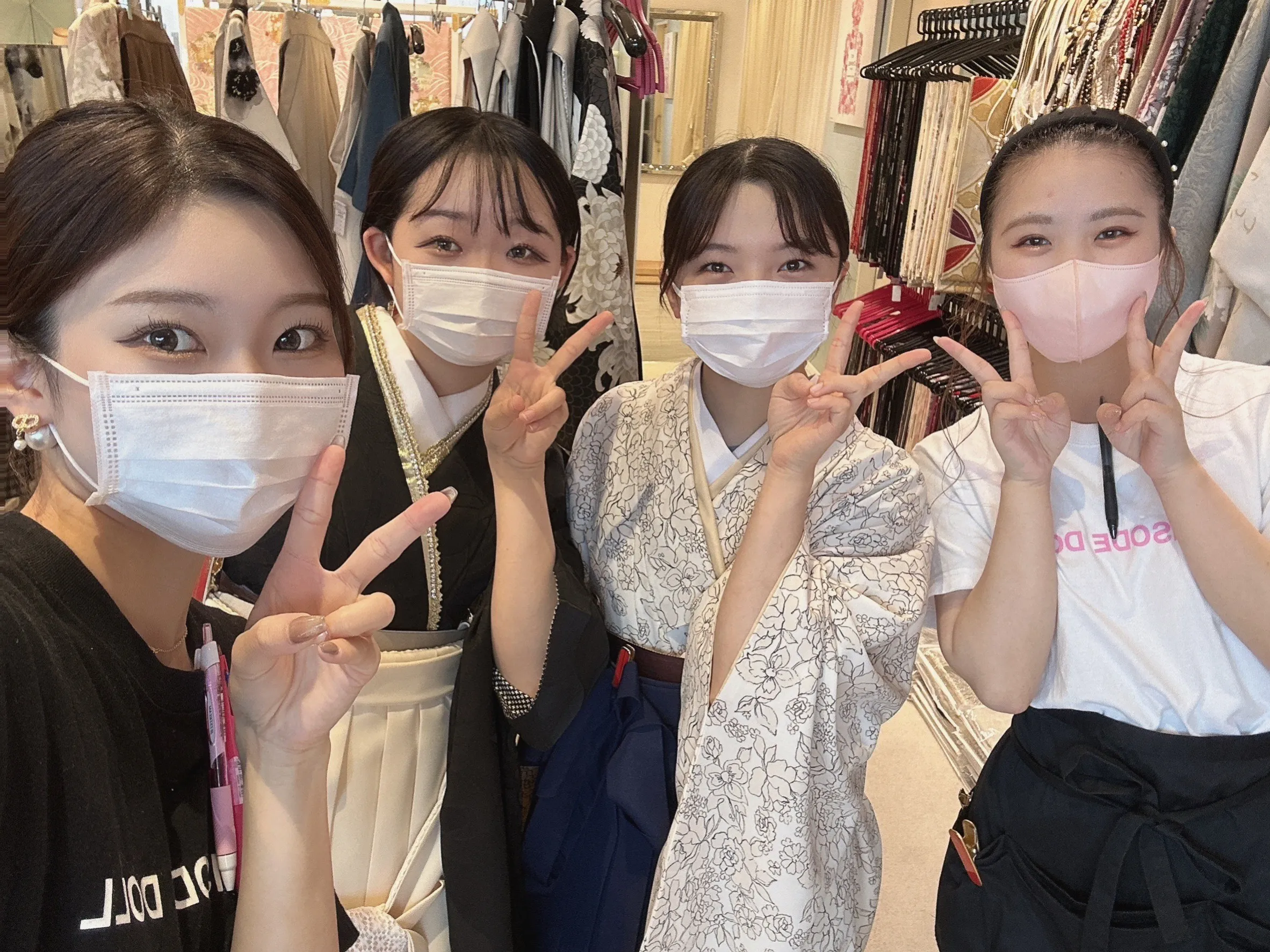 卒業式　袴　前撮り撮影会　イマドキ　くすみカラー袴