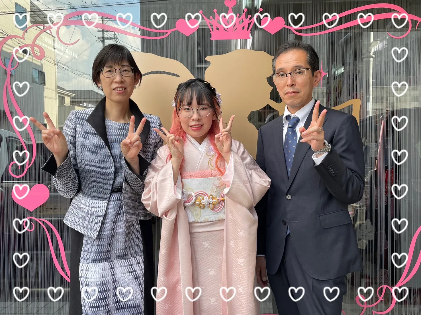 振袖　レンタル　奈良　前撮り撮影会　ピンク　くすみカラー　シンプル