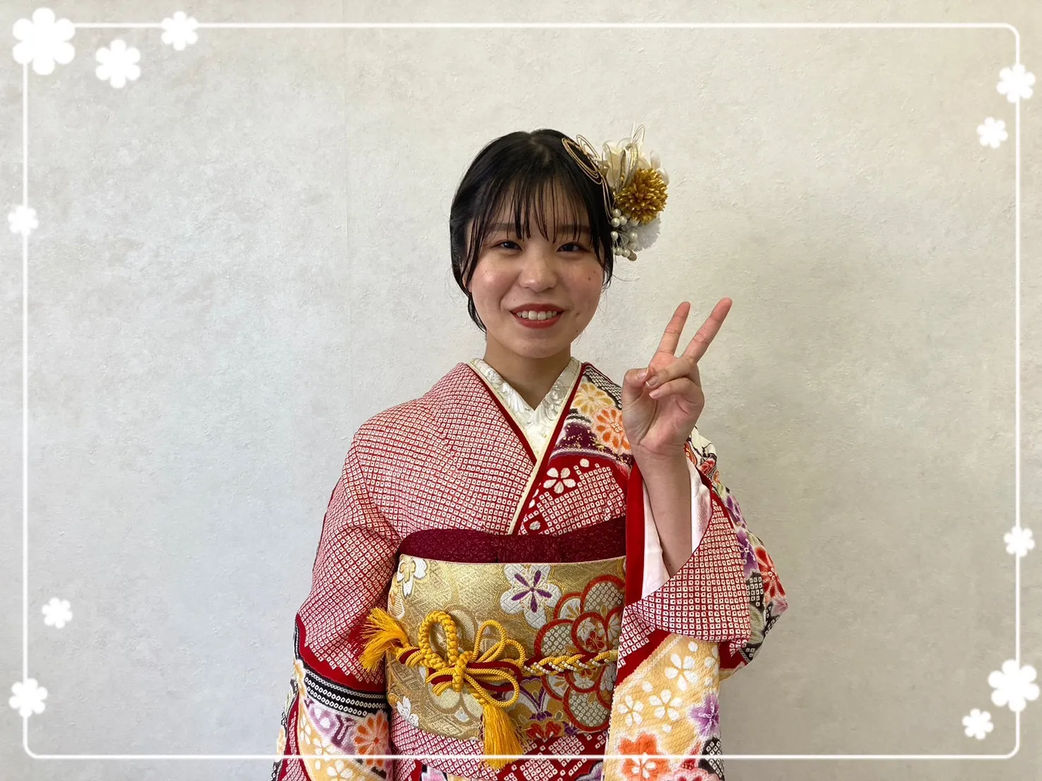 振袖レンタル　奈良　橿原　かわいい　おしゃれ　古典柄　正統派可愛い