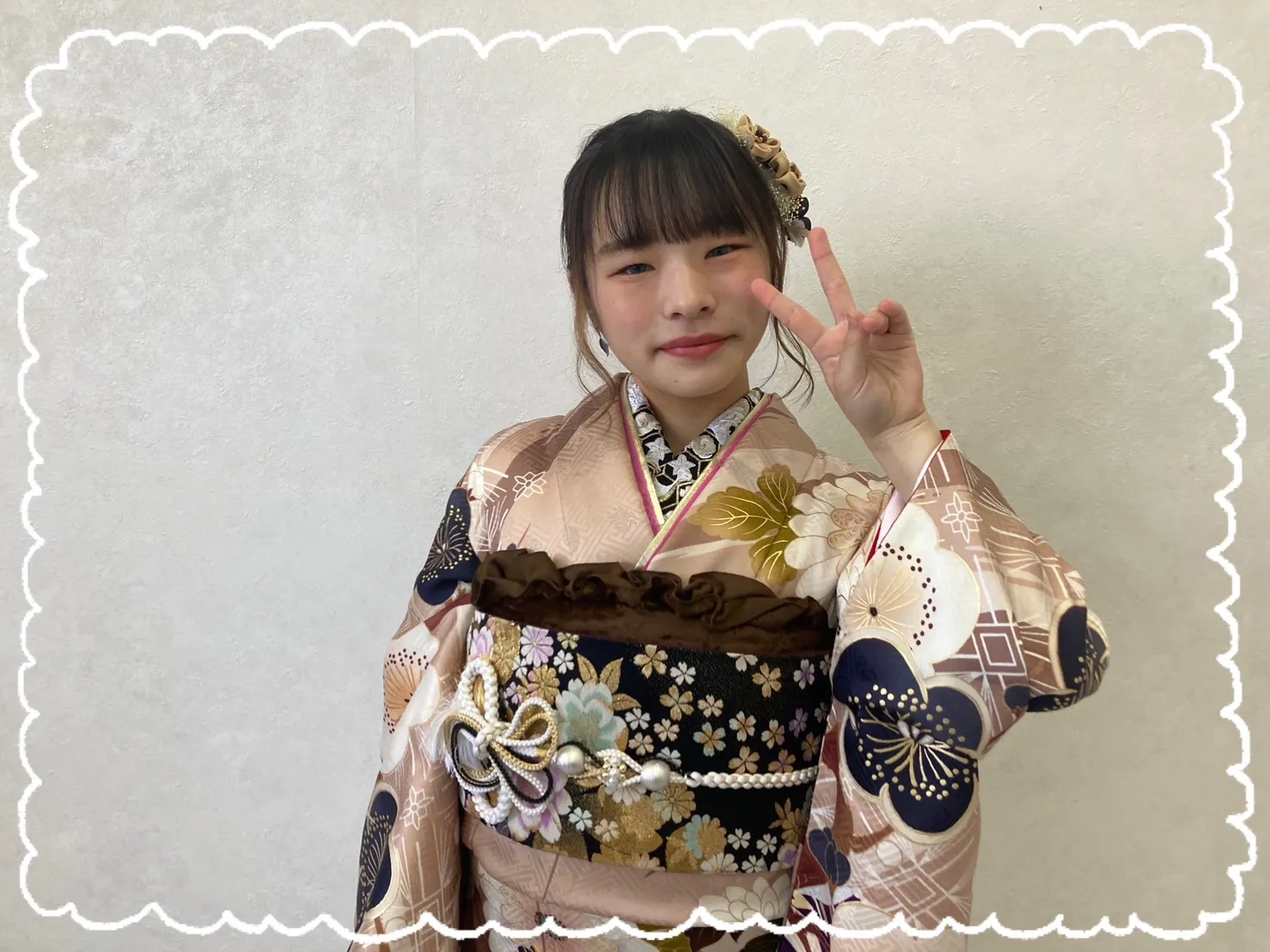 振袖レンタル　奈良　橿原　かわいい　おしゃれ　かわいい　かっこいい　くすみ　イマドキ　