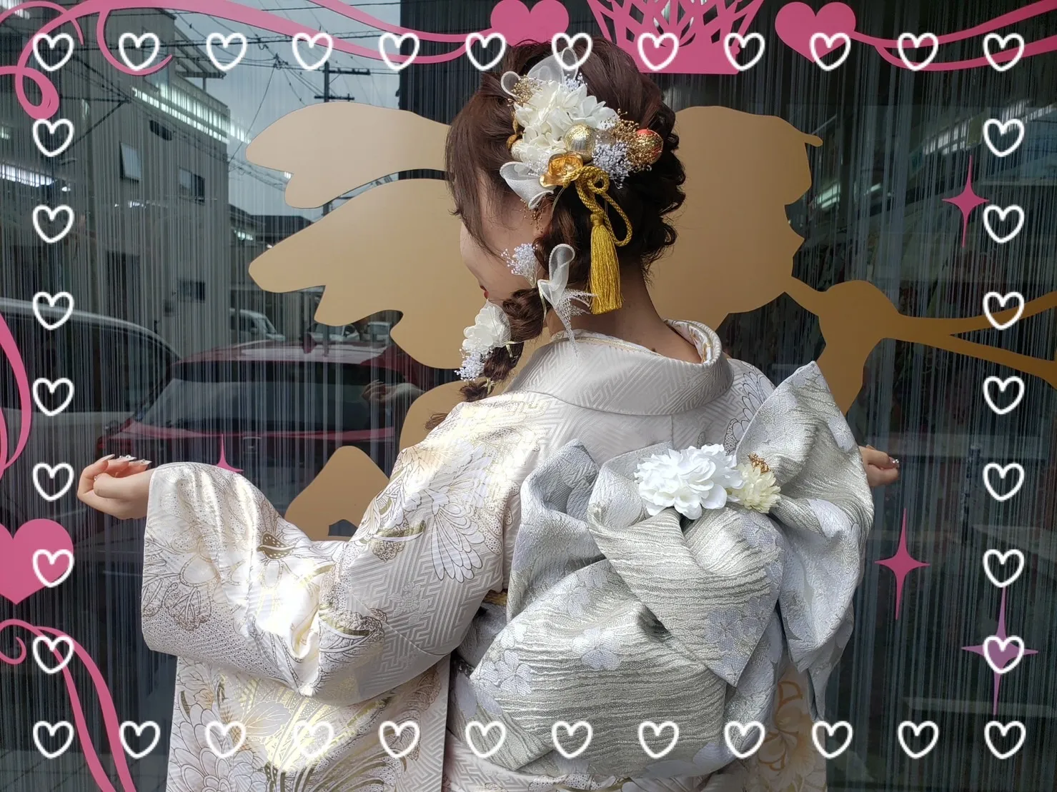 振袖　レンタル　奈良　前撮り撮影会　かわいい　赤　古典　おしゃれ　前撮り撮影会　かわいい　