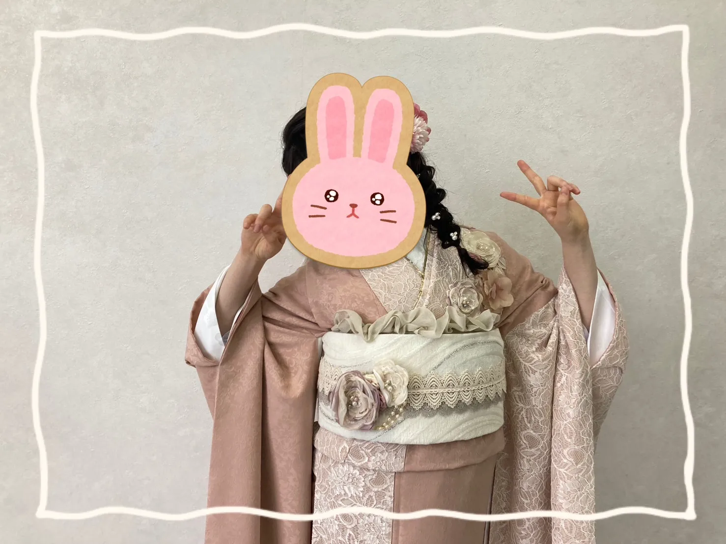 振袖レンタル　奈良　橿原　かわいい　おしゃれ　個性派　かわいい　くすみ　イマドキ　ヘップバーン