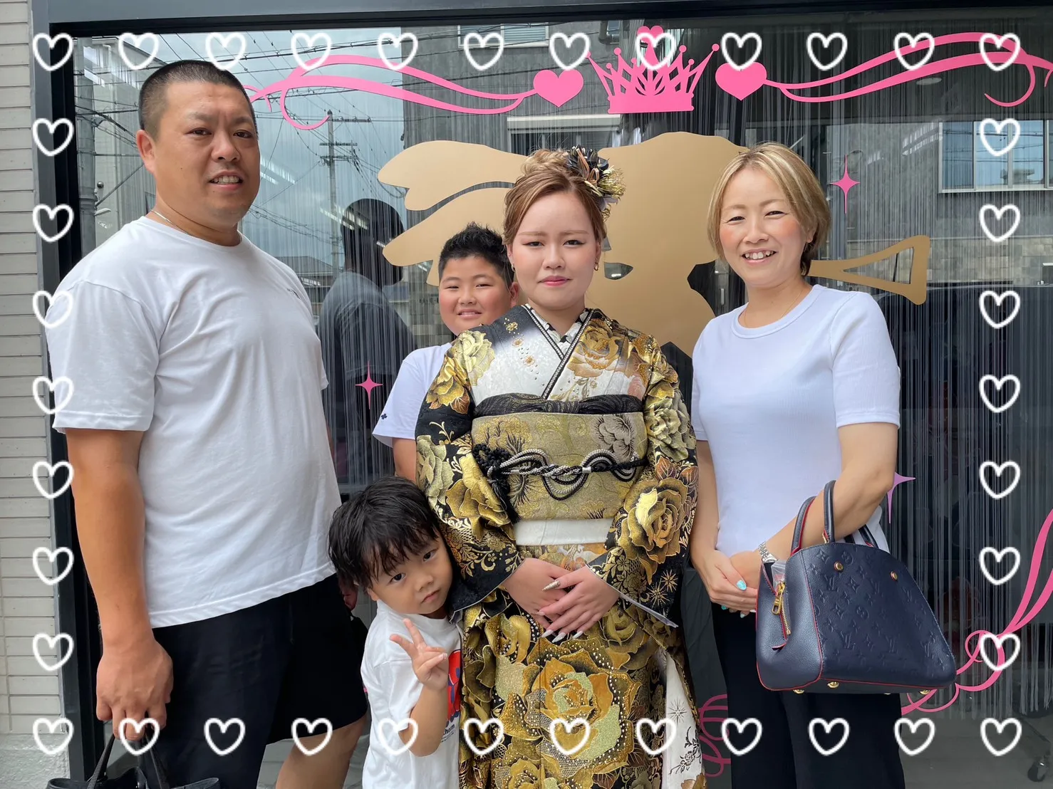 振袖　レンタル　奈良　モード系　ゴールド　ブラック　かっこいい