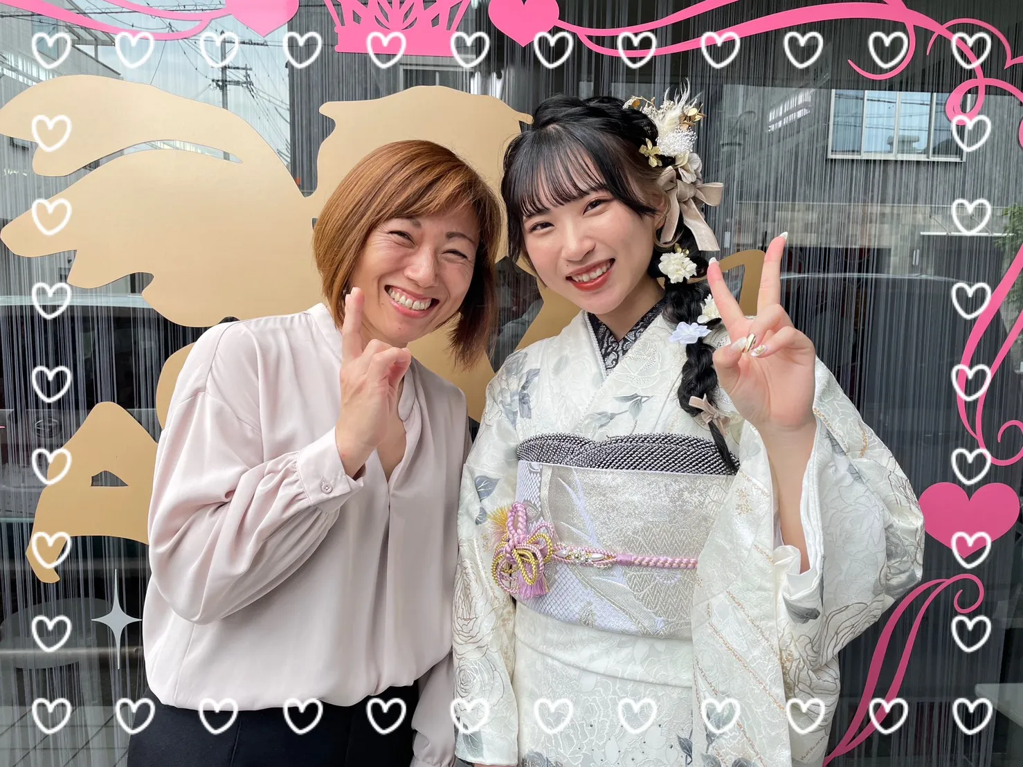 振袖　レンタル　奈良　前撮り撮影会　かわいい　ヘップバーン　白　綺麗
