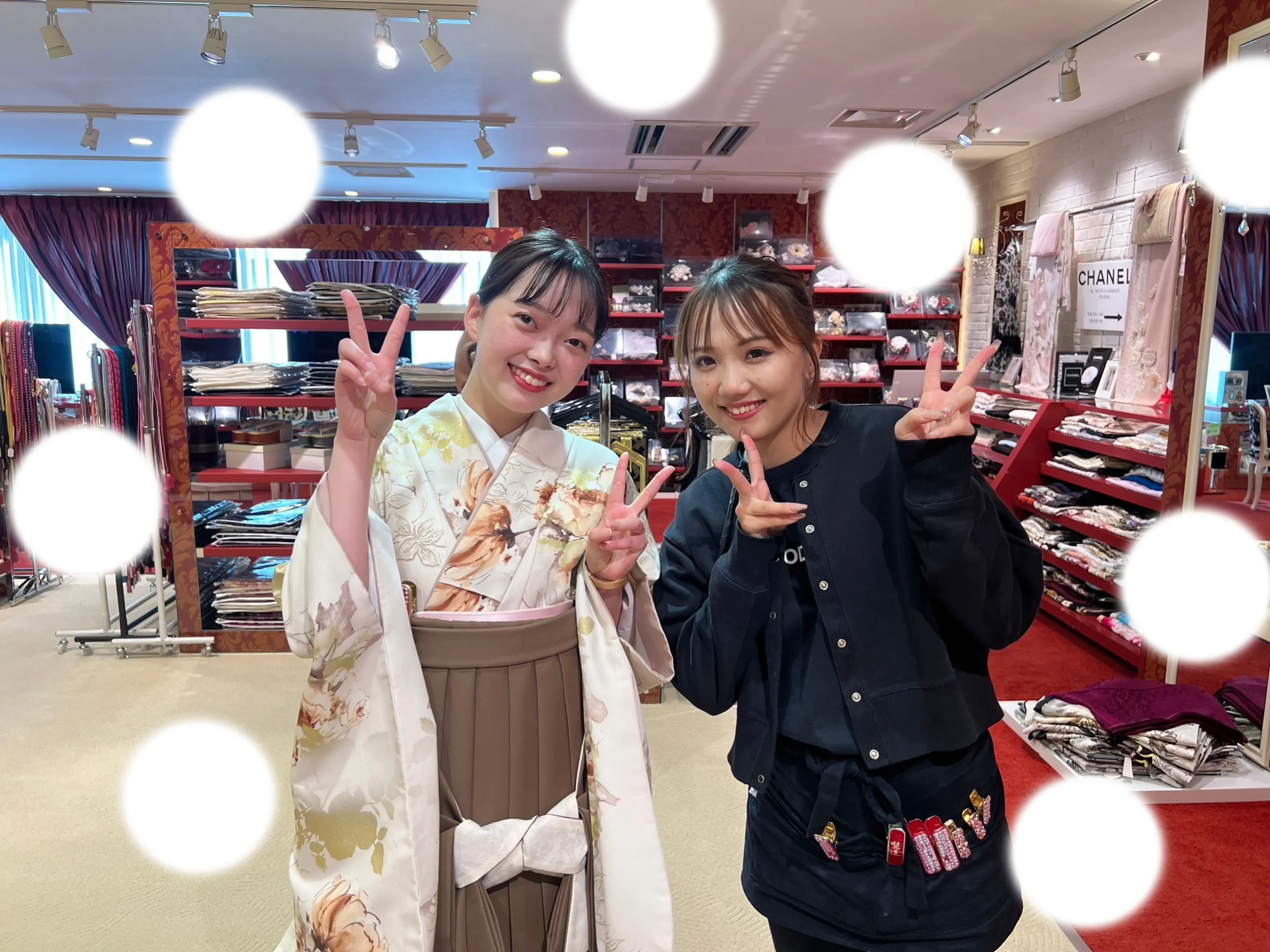 袴レンタル　くすみ　森七菜　ブラウン