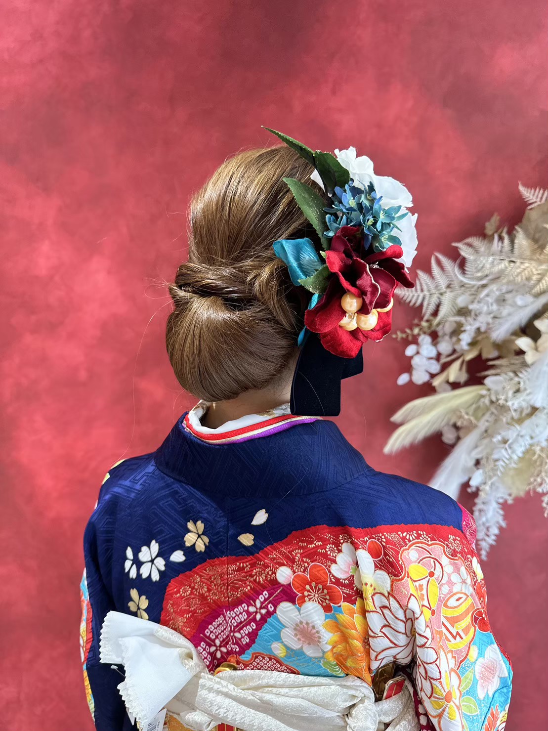 成人式　振袖　前撮り　卒業式　袴　髪飾り　ヘアアレンジ　ヘアメイク