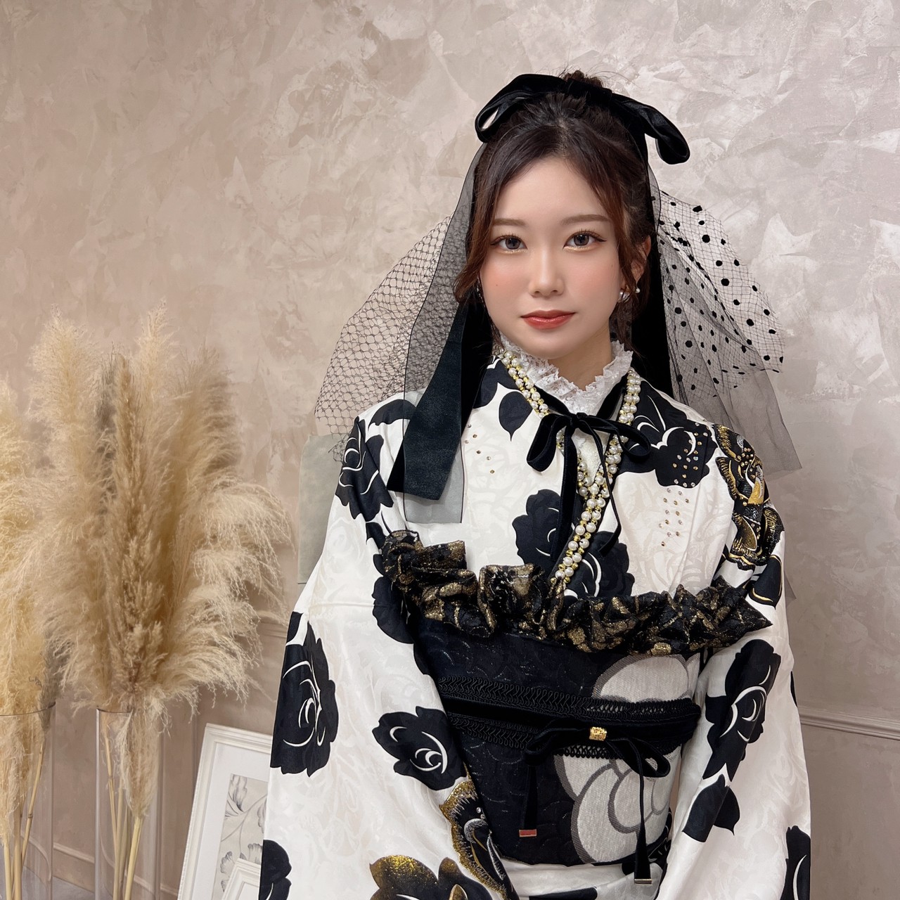 成人式　振袖　前撮り　卒業式　袴　髪飾り　ヘアアレンジ　ヘアメイク