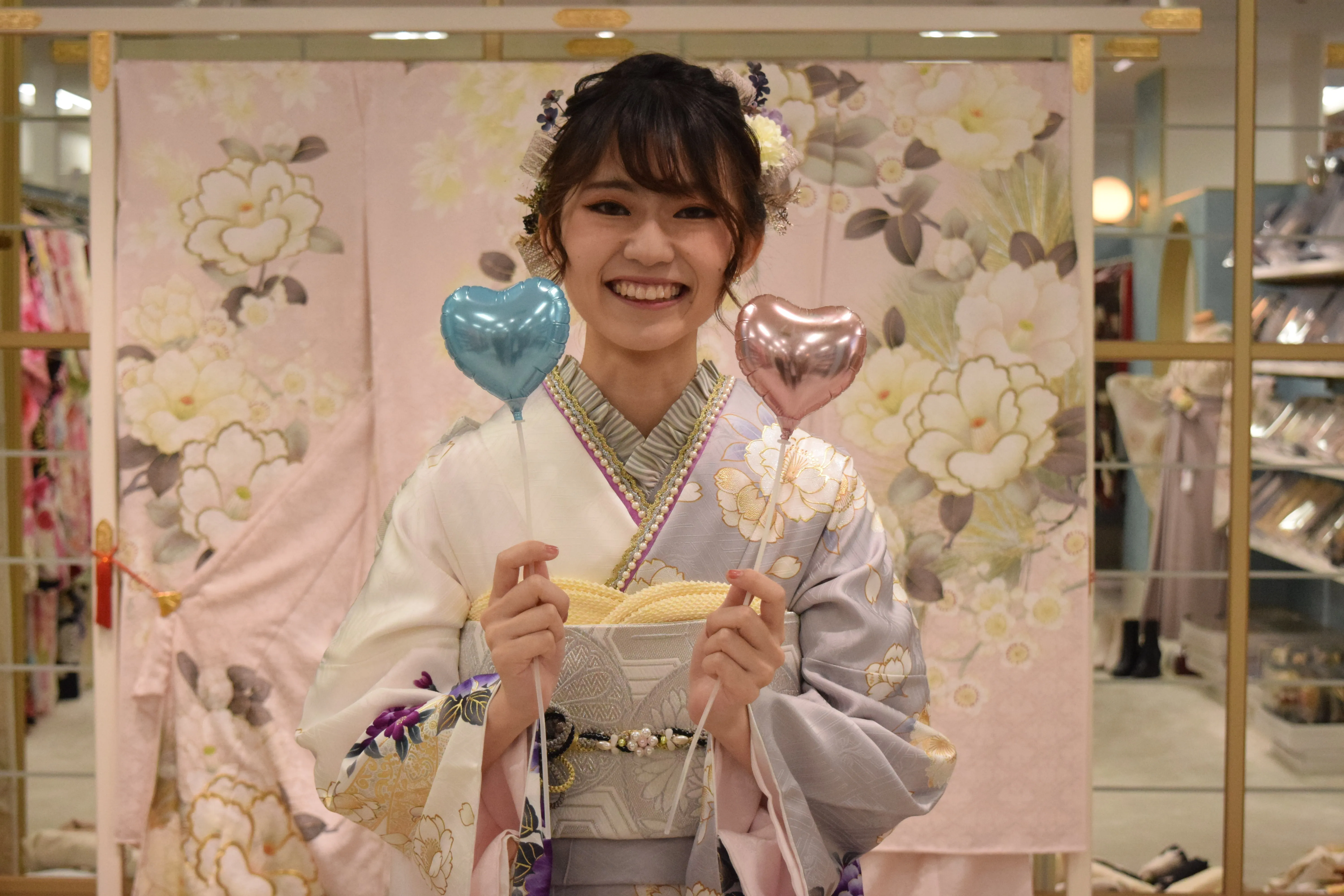 前撮り　振袖　撮影会　古典　くすみ