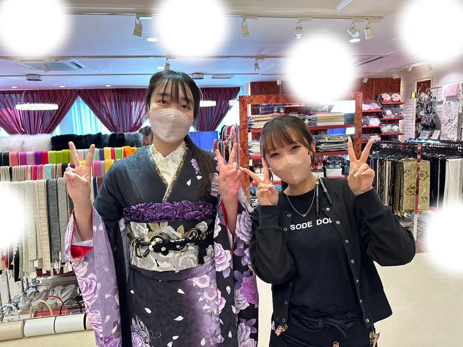 袴レンタル　振袖レンタル　くすみ　キラキラ　かわいい　梅田　大阪　安い　イマドキ　古典　くすみカラー　前撮り　ヴィンテージ　渋い