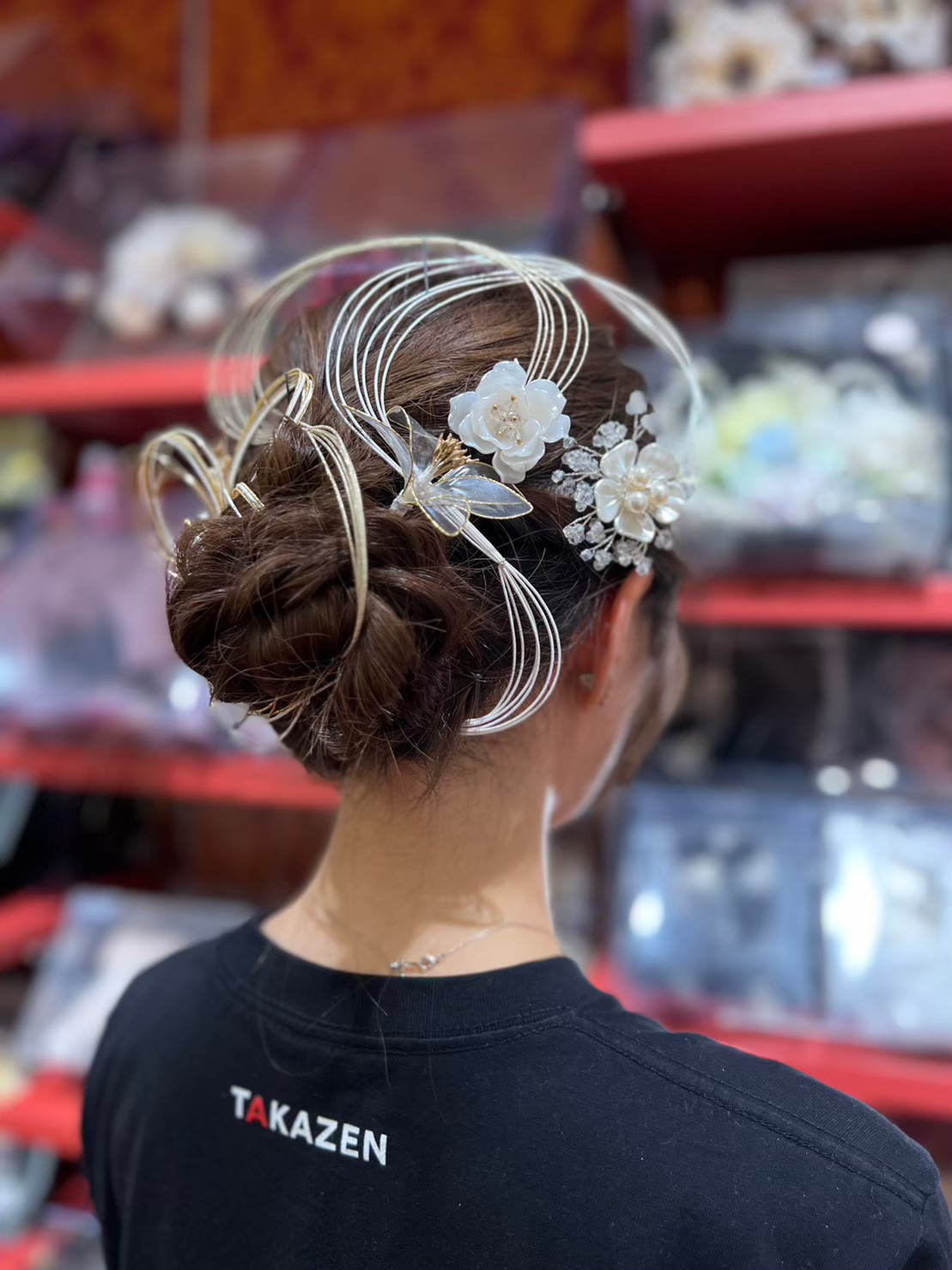 成人式　振袖　前撮り　卒業式　袴　髪飾り　ヘアアレンジ　ヘアメイク