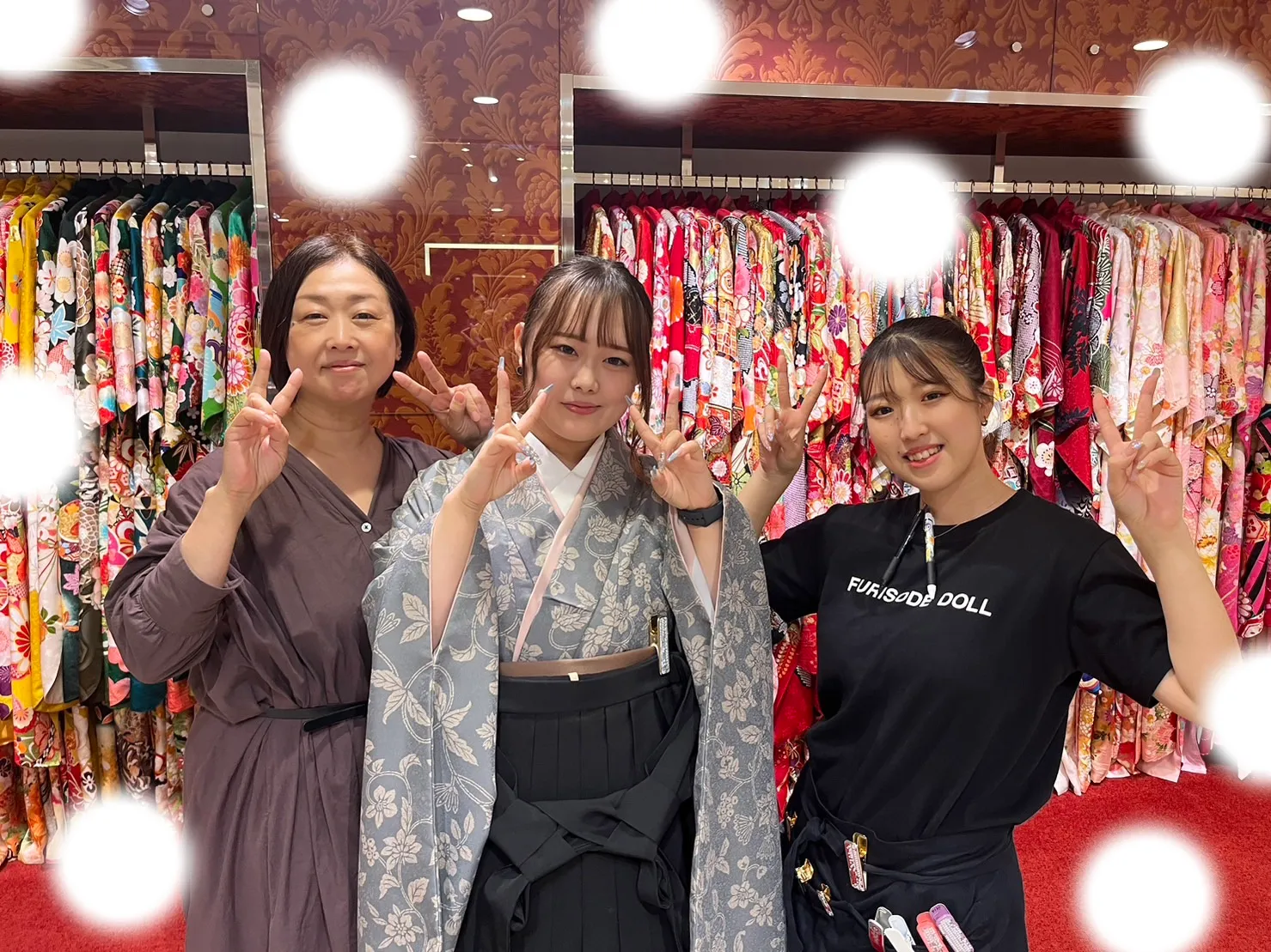 袴レンタル　くすみ　シンプル　かわいい