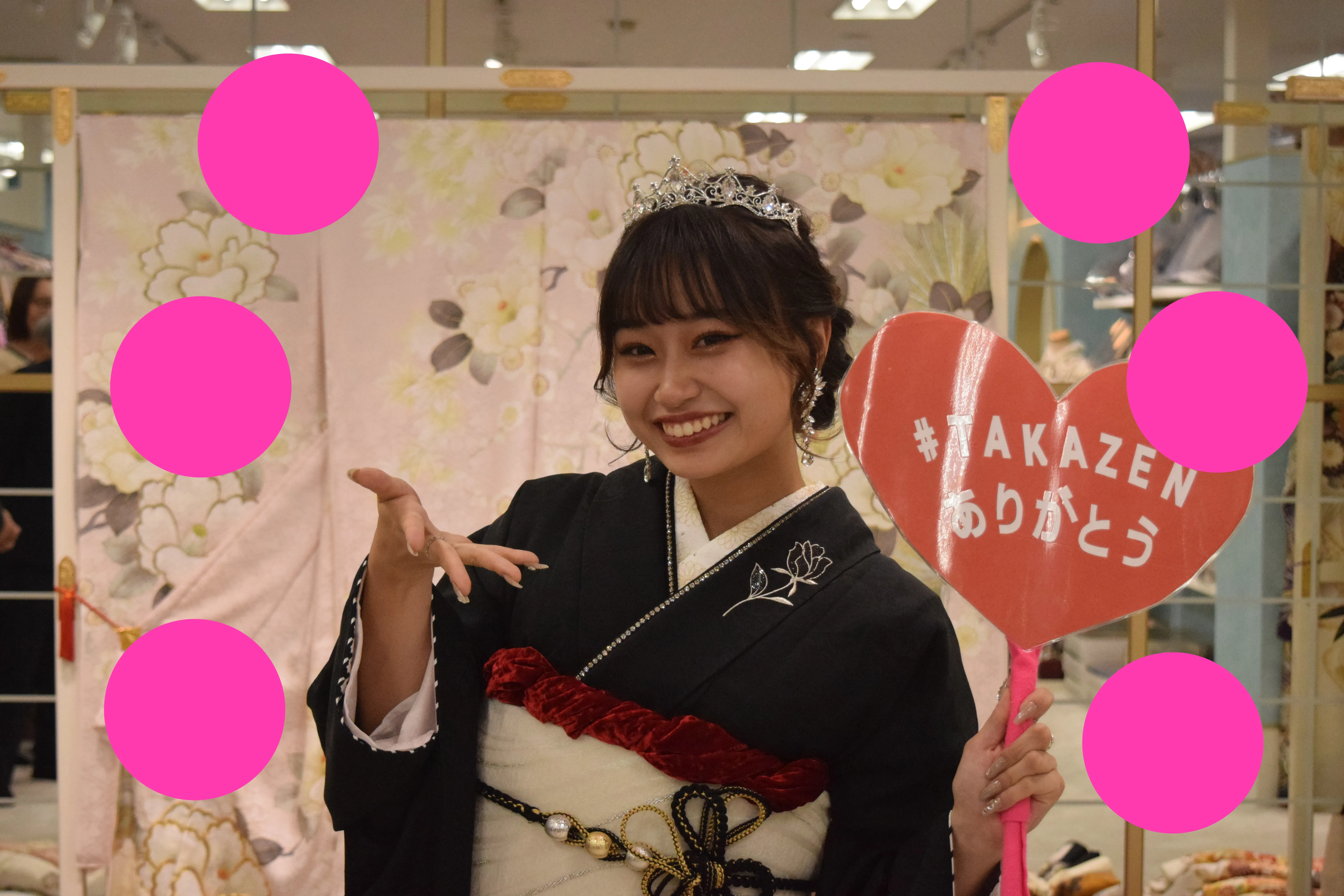 ヴｨンテージ　くすみ　振袖レンタル