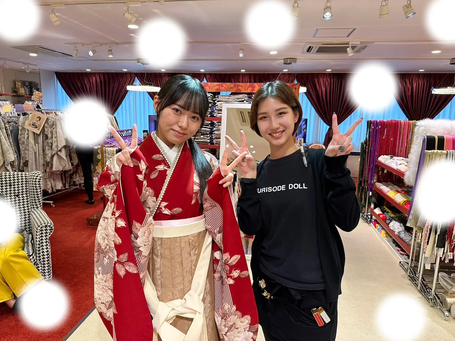 袴レンタル　振袖レンタル　くすみ　キラキラ　かわいい　梅田　大阪　安い　イマドキ　