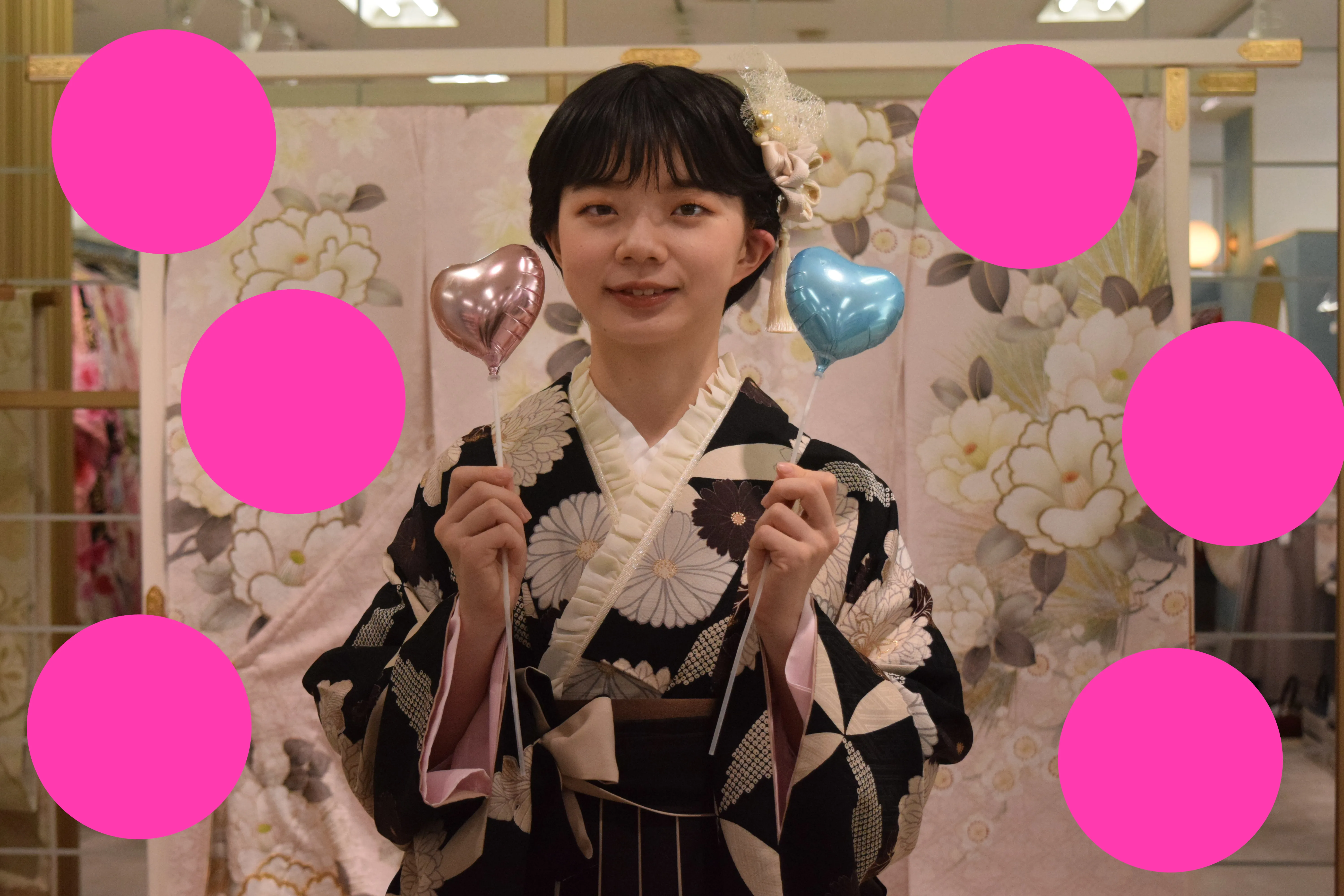 袴　前撮り　撮影　イマドキ　くすみカラー
